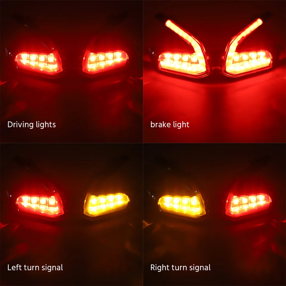 compatível com lanternas traseiras traseiras de LED integradas DUCATI899 959 1199 1299 Panigale - Imagem 4 de 4