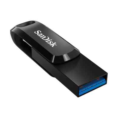 SanDisk 256GB Ultra Dual Drive Go USB-C USB 3.2 Gen 1 Flash Drive OTG Black New