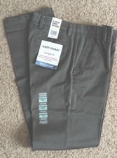 NWT DOCKERS Easy Khaki Straight Fit Flat Front Comfort Waistband Tan-Sz 32 x 34