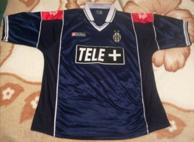 Rare Juventus FC 2000/2001 Coppa Italia Thrid Football Soccer Jersey Shirt  XL