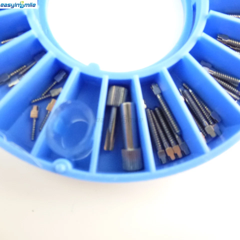 120pcs/kit Dental Screw Post Completed Kit Silver/Gold Plated Endo Conical Pins - Image 4 of 4