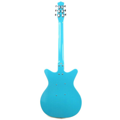 ギター Danelectro STOCK '59 AQUAMARINE Danelectro '59 MOD New Old Stock Plus Baby Come Back Blue Electric