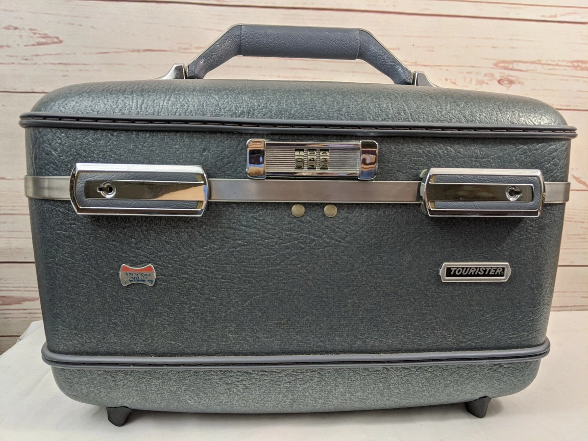 Vtg American Tourister Hard Makeup Case