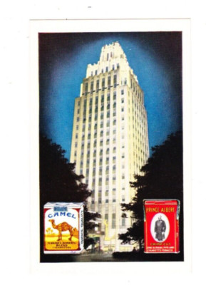 KAPPYS STAMPS USA 1945 ADVERTISING POSTCARD CAMEL CIGARETTES METERED MAIL  2/23
