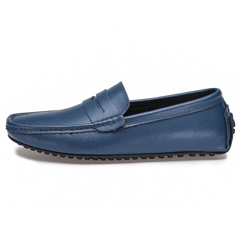 Genuine Leather Loafers Men