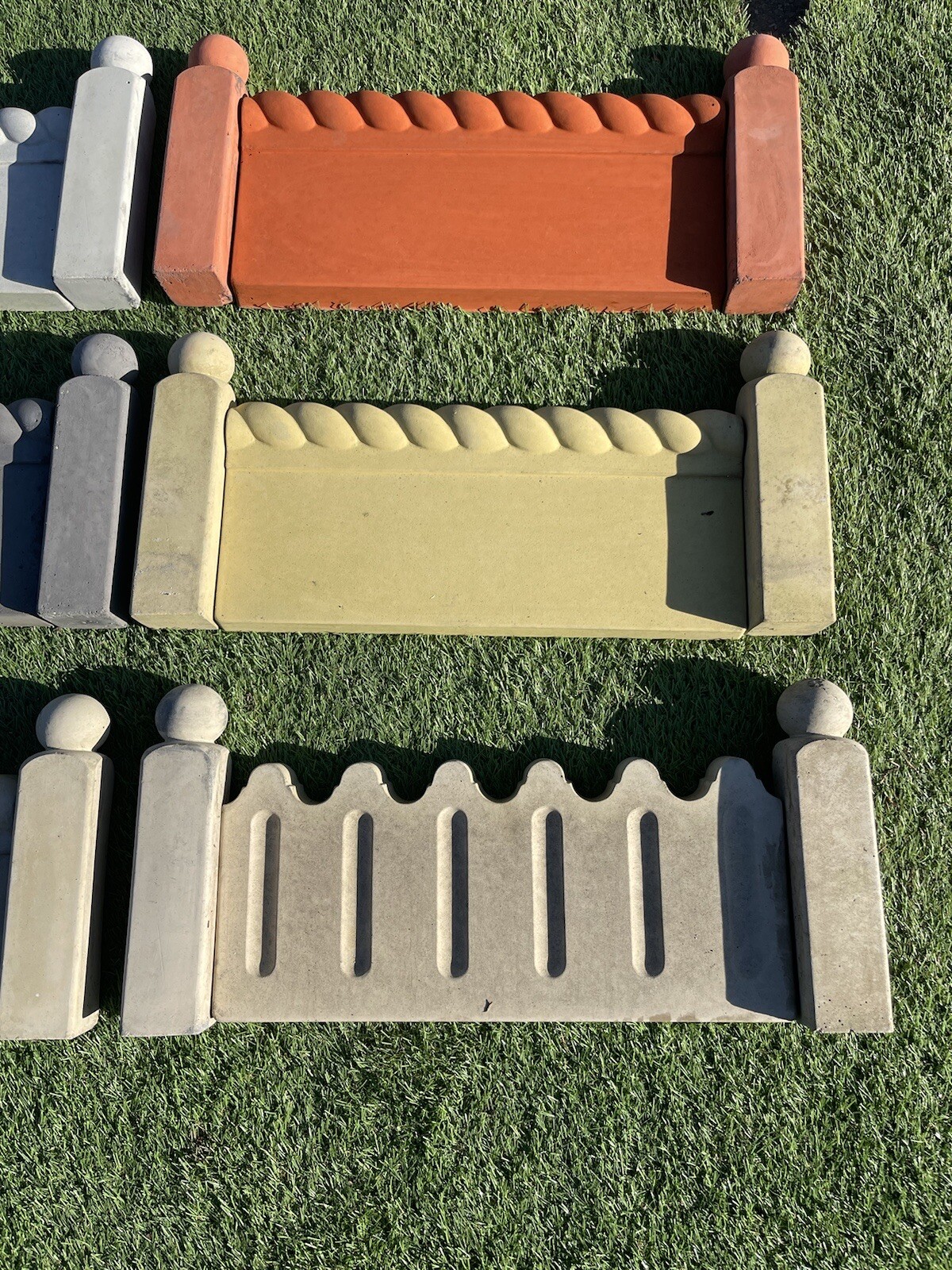 Rope Barely Twist Victorian Edging Patio Slab ,Grave Side ,Concrete