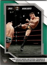 2022 Panini NXT 2.0 WWE #47 A-Kid 2021 NXT Highlights Green