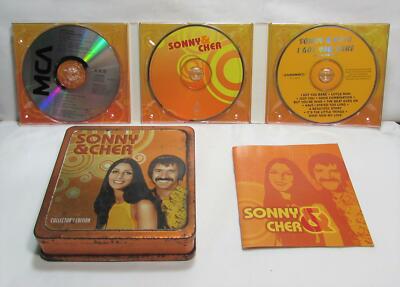 2007 Sonny & Cher 3 CD Set Collector's Edition in Tin TCD2 53212