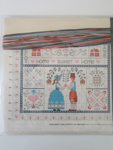 NOS Sunset Stitchery HOME SWEET HOME11x14 Customize Personalize Wall Picture Set - Picture 12 of 12