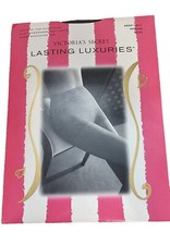 Victoria Secret Lasting Luxuries Pantyhose Medium Color Deep Navy Control Top