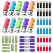 USB 2.0 Memory Sticks 10 Pack Flash Drives 1GB 2GB 4GB 8GB 16GB 32GB 64GB U Disk