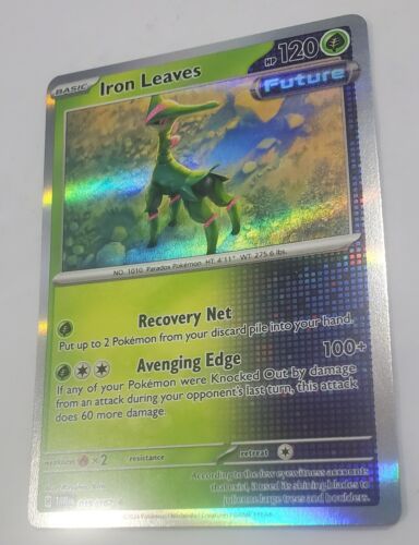 Iron Leaves - 019/167 - Pokemon TCG Twilight Masquerade NM/M Holo Rare Unplayed - Picture 2 of 4