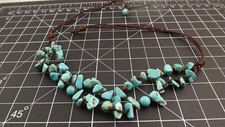 Beaded TURQUOISE Beaded Jewelry Choker NECKLACE