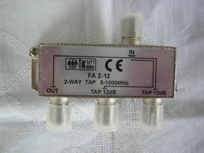 3-fach sat verteiler splitter digital-tauglich  FA buchse kupplung 5-1000 Mhz 