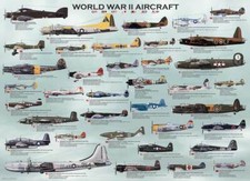 Eurographics World War II Aircraft 500 Piece Jigsaw Puzzle