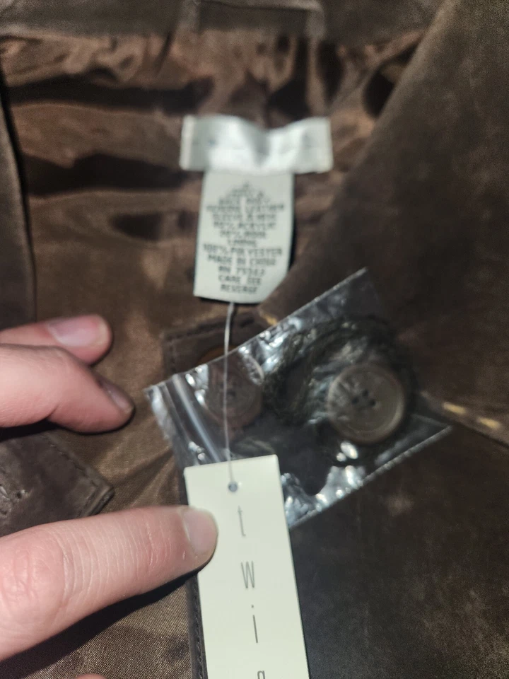 twiggy leather jacket womems size small nwt - Image 4 of 4