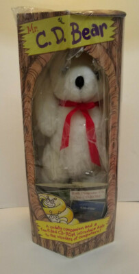 Mr. C.D. Bear Teddy Bear & Race The Clock / Kid-Fun CD-ROM MindPlay/Radio Shack