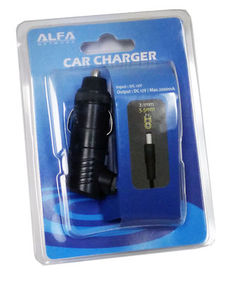 Alfa ACR-12 12v car power supply adapter charger for Alfa R36A & Camp Pro 2 Mini