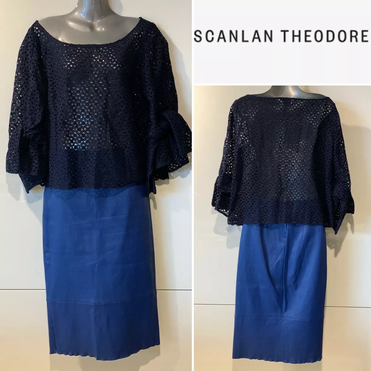 Scanlan theodore leather dress cheap
