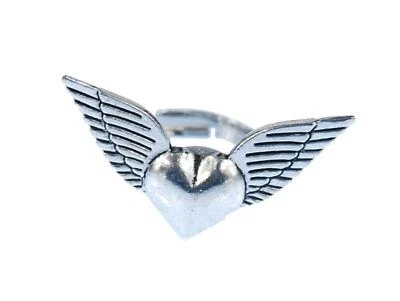 Herzring Ring Miniblings Herz mit Flügel Liebe Romantik Herzen Valentinstag - Bild 1 von 4