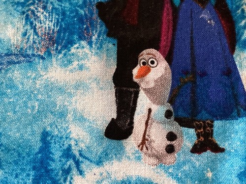 Handmade Frozen Table Runner with Olaf Elsa Anna Sven Kristoff - Picture 9 of 12