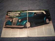 1937 Chevy Street Rod Custom Article Phantom Phaeton ---from 2004---
