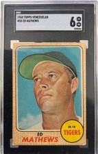 1968 Topps - Eddie Mathews #58 Venezuelan
