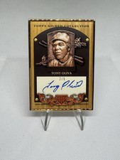 2025 Topps Gilded Collection Tony Oliva Hall of Fame Plaque Auto Ruby #/5 Twins