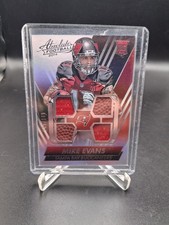 2014 Absolute Football Mike Evans Rookie Card Quad Patch 109/149. rookie card picture