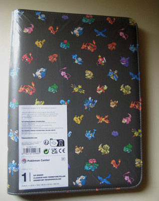  Pokémon 151 Pixel Zip Binder - Pokemon Center Exclusive IN HAND  NEW