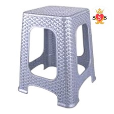 Portable Big Stool Seat Multi Purpose Lace Design Plastic Kitchen Step Stool 1PC