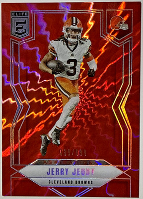 2025 Panini Donruss Elite Jerry Jeudy #40 Cleveland Browns Red Aspirations /999