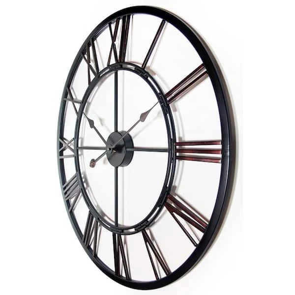 Metal Fusion 28 in. H x 28 in. W Round Wall Clock - Image 4 of 4