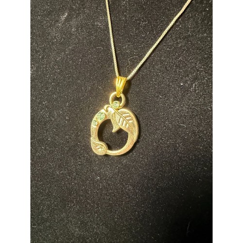 Italian Sterling Silver 925 Necklace with Pendant (MWL18)