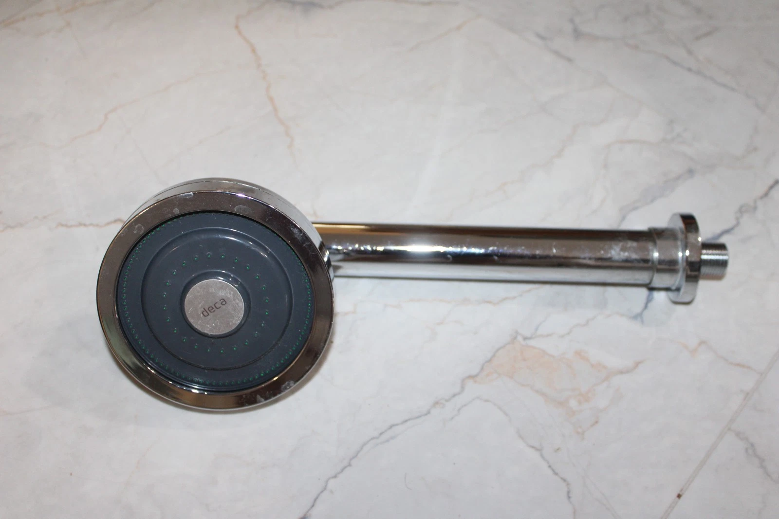Deca shower head in chrome