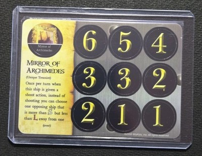 2009 Pirates CSG, Fire & Steel - Mirror Of Archimedes #095 , Rare Treasure