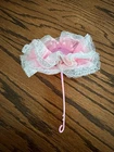 Vintage Dream Glow Barbie Parasol Umbrella 1985 w Stole & Top Still Attached!