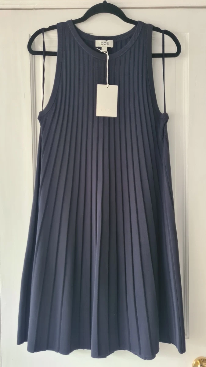 chinese dress ladies COS Pleated Knitted Maxi Dress Green  The Dress Nook