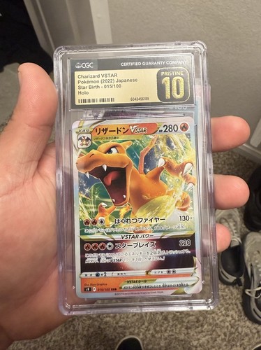 CGC Pristine 10 Charizard VSTAR 118/100 S9 Star Birth 2022 JP Holo HR