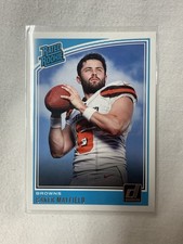 Panini Donruss Baker Mayfield Cleveland Browns rookie card . rookie card picture
