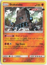 Stakataka 106/214 Rare Unbroken Bonds Pokemon Reverse Holo Lightly Played on eBay