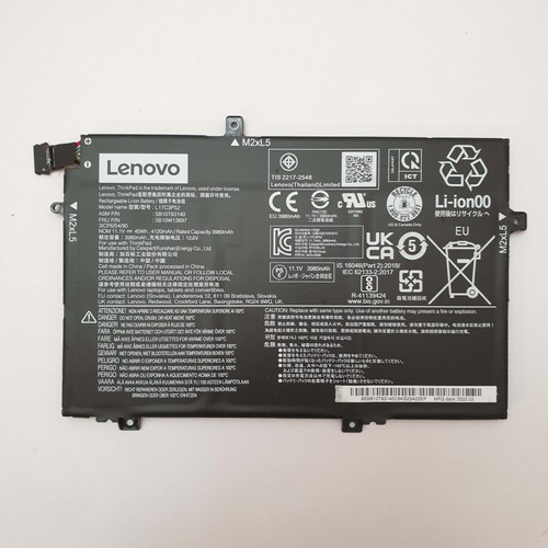 Lenovo ThinkPad L15 G1 Original Akku 3980 mAh Li-ion Battery Pack