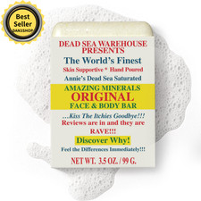 Dead Sea Warehouse - Dead Sea Salt Soap Bar - Original Face & Body Bar - Hydr...