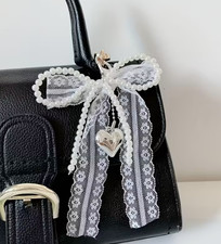 Beaded Lace Bag Keychain   Bag Charm   Small ...