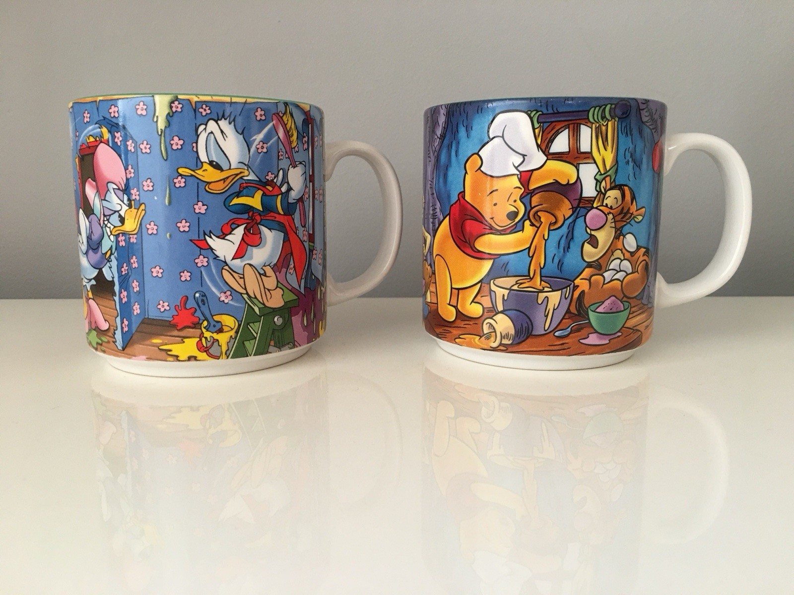 Walt Disney Classics 2001 Mugs X 2