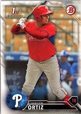 2016 Bowman #BP31 Jhailyn Ortiz Prospects