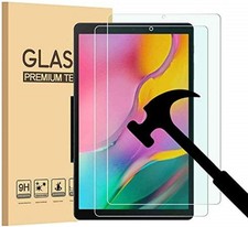2 Pack Tempered Glass Screen Protector for Galaxy Tab A 10.1 2019 Bubble Free