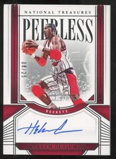 2023 National Treasures Peerless Signature Hakeem Olajuwon 8/25 Auto Autograph