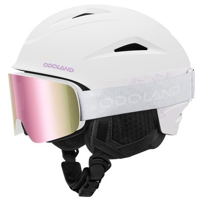 Ski Helmet Snowboard Audio Compatible Shockproof Windproof M Elegent Lily Adults