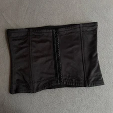 Flexees Corset Womens 2XL Black Floral Shapewear